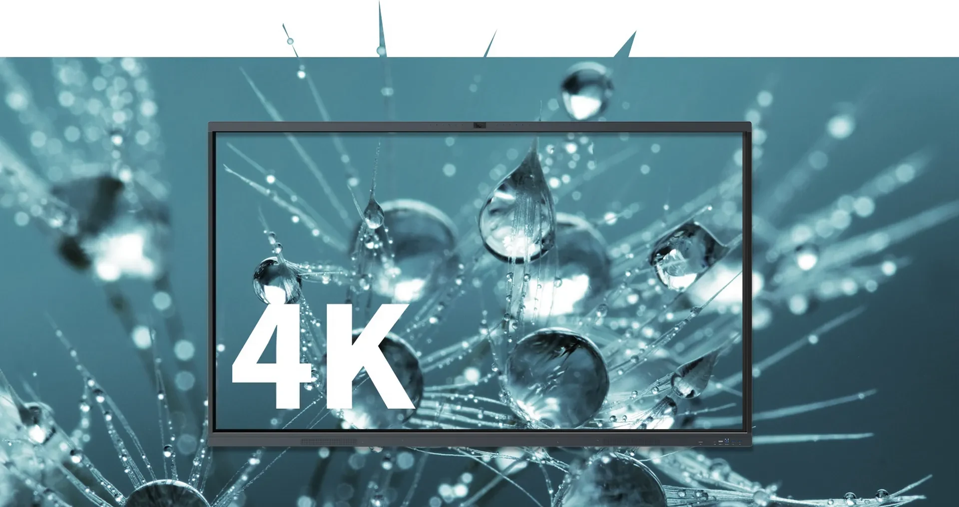 Крупний план дисплея 4K